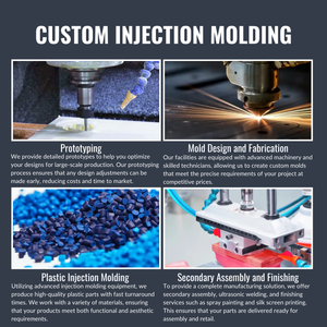 Custom <strong>Injection</strong> Molded <strong>Parts</strong> For Plastic <strong>Silicone</strong> Rubber Electronics Made From High Quality Plastic - Product Image 3