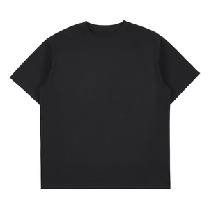 Maglietta Hip Hop a girocollo lavorata a <span class=keywords><strong>maglia</strong></span> di moda Casual su misura bianca con stampa 3D T-Shirt corta oversize lavata da <span class=keywords><strong>uomo</strong></span> - Product Image 3