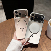 Nouvelle coque de téléphone magnétique sans fil à chargement rapide pour iPhone 11 12 13 14 15 16 17 Pro Max, anti-chute avec protection d'objectif