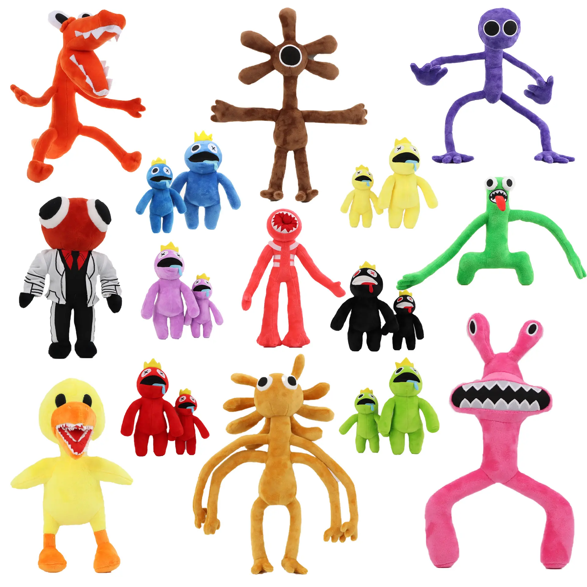 Rainbow Friends Plush Toy Cartoon Game Character Doll Kawaii Blue Monster Soft Stuffed Animal Toys Halloween Gift