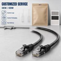 Cable de Conexión Ethernet RJ45 HOTION 24/26AWG Cat6 UTP Blindado con Revestimiento de PVC