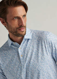 เสื้อโปโลกอล์ฟผู้ชาย แขนสั้น ผ้าแห้งเร็ว 88% ไนลอน 12% สแปนเด็กซ์ ลายพิมพ์นุ่ม สปอร์ต  ออกแบบโลโก้ได้ - Product Image 5