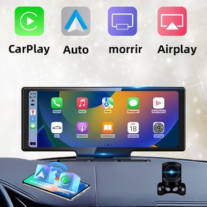 מסך מגע CarPlay בגודל 10.26 אינץ', מצלמת דרך כפולה קדמית 4K ואחורית 1080P, מערכת אנדרואיד אוטו, ניווט GPS, בלוטות', מערכת סטריאו לרכב - Product Image 6