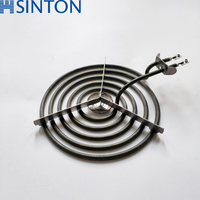 Élément chauffant tubulaire électrique en spirale personnalisé pour cuisson rapide, tube chauffant en serpentin pour four industriel 220V
