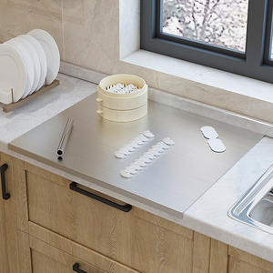 <span class=keywords><strong>Planche</strong></span> <span class=keywords><strong>à</strong></span> découper en acier inoxydable Plan de travail de cuisine Plan de travail durable et hygiénique Extraspessor <span class=keywords><strong>Planche</strong></span> <span class=keywords><strong>à</strong></span> <span class=keywords><strong>pétrir</strong></span> de cuisine - Product Image 3