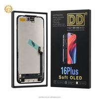 Écran OLED souple NID de remplacement pour iPhone 16, 16 Pro, 16 Plus, 16E, 16 Pro Max, résolution originale, réveil sans délai