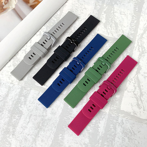 Bracelets de <span class=keywords><strong>montre</strong></span> en silicone de remplacement à libération rapide multicolores 20 mm 22 mm pour Moonswatch - Product Image 1