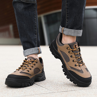 Bottes de montagne d'escalade en ciment de haute qualité d'usine en Chine chaussures de randonnée à semelle en caoutchouc pour hommes