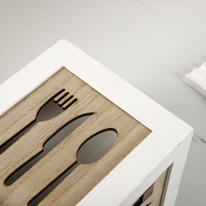 Moderna Caja de Almacenamiento de Cubiertos de Madera Ecológica, 1 Pieza, Organizador de Cocina, Contenedor para Palillos, para Armarios de Cocina 1097 - Product Image 6