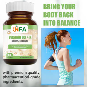 Cápsulas Blandas de Vitamina D3+K OEM ODM con Vitamina D, Vitamina K y Menaquinona-7, Suplementos que Mejoran la Salud Ósea e Inmunológica - Product Image 3