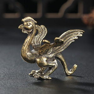Juego de 4 Estatuas de Latón de las Cuatro Bestias Divinas, Decoración de Escritorio Feng Shui, Artesanía Metálica para Regalo de Año Nuevo Chino - Product Image 3