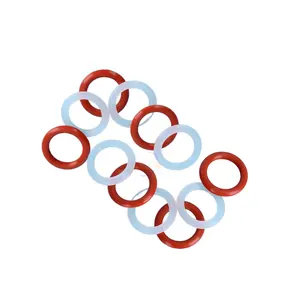 Üretici OEM hızlı teslimat tıbbi sınıf silikon kalıpları silikon o-ring özelleştirilmiş düz silikon conta pulu