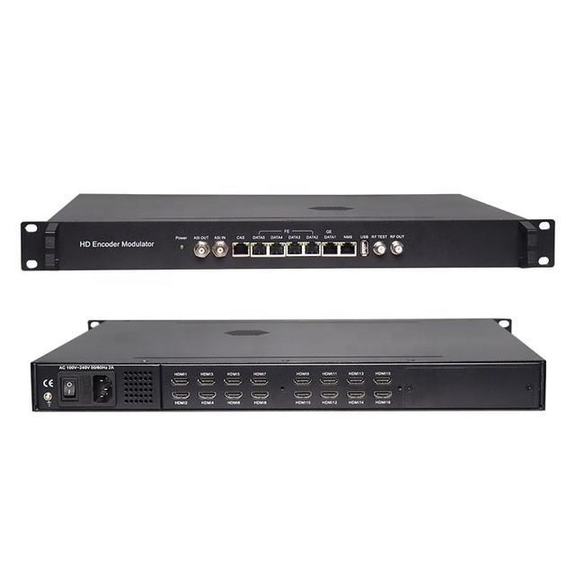 SFT3536S hd Encoder 8 Port with 1 ASI Out As Mirror of One of RF Carrier Outputs