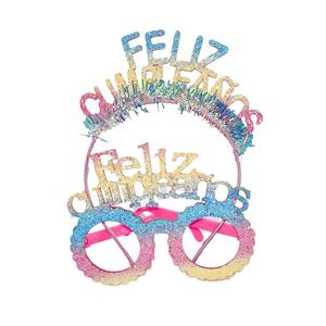 <span class=keywords><strong>Joyeux</strong></span> <span class=keywords><strong>anniversaire</strong></span> Lunettes Funny Party Paper Glasses Celebration - Product Image 5