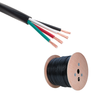 Trong nhà <span class=keywords><strong>10</strong></span> 18 AWG màn hình âm thanh loa siêu trầm dây 2x2.5mm 2x4mm trong suốt phẳng linh hoạt khói mềm PVC bọc loa Cáp - Product Image 3