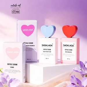 Aceite para Cutículas en Botella con Forma de Corazón Personalizado, con Aromas de Lujo, Suero de Aceite de Jojoba para Hidratar las Cutículas, 30 ml, con Rodillo - Product Image 1