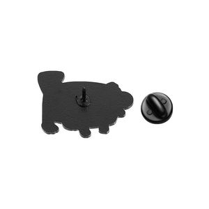 Pin de Solapa Personalizado con Diseño de Dibujos Animados Europeos y Americanos, Shrek Donkey, Insignias Metálicas Populares con Técnica de Plateado para Accesorios de Broche - Product Image 3