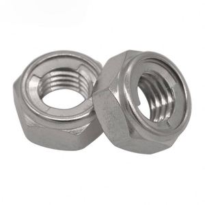 Tuercas hexagonales de acero inoxidable 304 316 M3-M20 DIN 980 <span class=keywords><strong>M</strong></span>, tuercas de seguridad metálicas con torque prevalecedor - Product Image 5