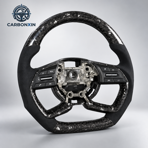 Volant chauffant à fond plat personnalisé en fibre de carbone avec LED pour Hyundai Elantra N CN7 2021 2022 2023 2024 2025 - Product Image 2
