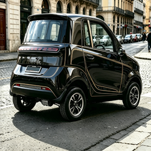 Voiture électrique mini L6e homologuée norme européenne, deux places, vitesse 45 km/h, moteur 3 kW entièrement personnalisable, faible coût d'exploitation - Product Image 4