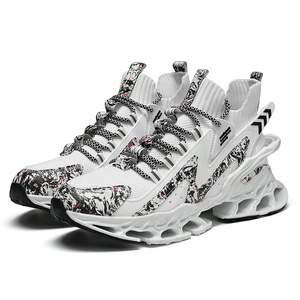 OEM Custom Logo Full Design Blade Shoes Walking Tennis Sneakers Breathable Non Slip Gym Sports <strong>Work</strong> <strong>Trainers</strong> Men's Running Shoes - Product Image 5