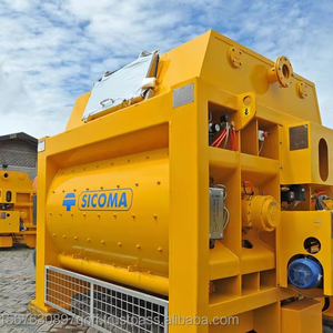 JS Twin Shaft Hormigonera Mezclador de cemento Máquina mezcladora de concreto - Product Image 1