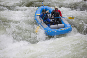 Bè Sông Bơm Hơi Chất Liệu Vỏ Nhựa PVC Hoặc Hypalon 1.2Mm Bè Nước Màu Trắng Thuyền Trôi Lớn Bơm Hơi Để Đi Bè - Product Image 3