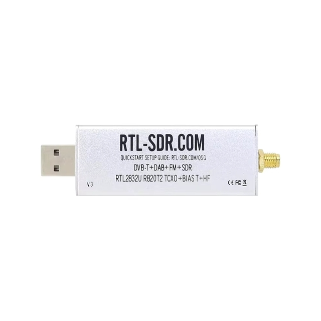 ZYSY )RTL-SDR Blog V3 R820T2 2832U 1PPM TCXO SMA SDR Radio Software Only Without Accessories