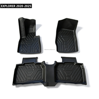 Tapis de sol de voiture 3D en TPE sur mesure, design luxueux, résistant aux taches, résistant à la chaleur, inodore, pour EXPLORER 2020-2025