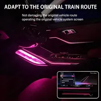 Éclairage de selle en cristal pour BMW Série 3 4 G20 G22 M3 M4 |   Synchronisation de la lumière ambiante à 11 couleurs pour voiture d'origine