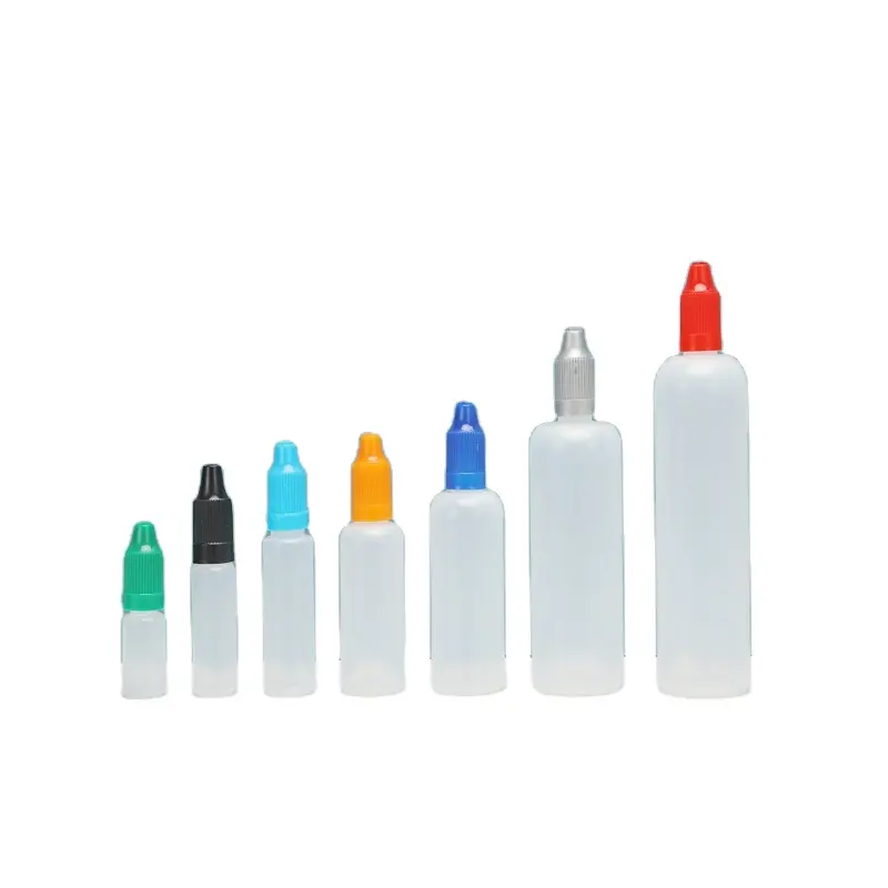 LDPE medicale bottiglia di plastica spremibile contagocce liquido con colore personalizzato 10ML