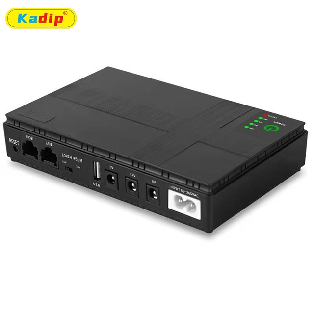 Mini Ups Power Supply 18W Ups W 12V Dc10P-10400Mah Type C 24V 3A Usb Output