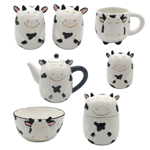 Taza de café de cerámica con forma de mono capuchino de 350ml con asa de cola, se acepta personalizado, pintado a mano - Product Image 5