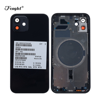 Feaglet – coque arrière en verre pour téléphone portable 14 Plus, haute qualité, pour iphone 12