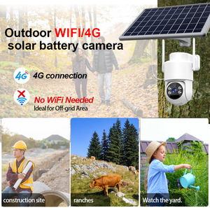 Solar Powered PTZ Security <b>Camera</b> 4G Network With Cloud Storage And Voice Intercom <b>For</b> Outdoor Use - Product Image 3