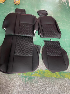 WING Ensemble complet de protection de siège de premier ordre Accessoires d'intérieur Housse de siège de <span class=keywords><strong>voiture</strong></span> en tissu pour Toyota Hilux Vigo Revo 2005 2016 2022 - Product Image 6
