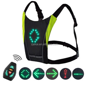 Chaleco de Seguridad LED Recargable Inalámbrico con Logotipo Personalizado ANSI Clase 2, Señal de Giro y Luces de Advertencia Reflectantes, Marca <span class=keywords><strong>Ekai</strong></span>, 45.7m - Product Image 1