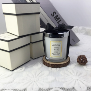 Velas perfumadas de cera de soja de lujo personalizadas al por mayor: aromaterapia moderna, hecha a mano, sin humo | Fragancia de etiqueta privada - Product Image 4