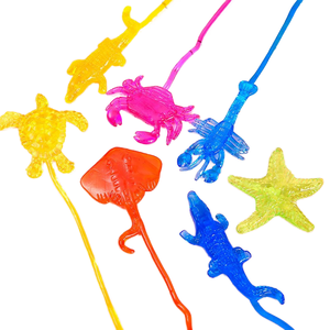 Capsule de jouet Fidget d'animal de <span class=keywords><strong>mer</strong></span> personnalisée innovante jouets classiques TPR collants colorés pour les enfants idée cadeau parfaite - Product Image 1