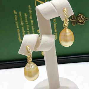 Base de Plata S925 para Accesorios de Perlas DIY, Base de Joyería de Plata de Moda para Pendientes con Cuentas Redondas de 8-13 mm 21781 - Product Image 4