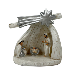 Figura católica personalizada resina Jesús <span class=keywords><strong>nacimiento</strong></span> en Pesebre Natividad conjunto regalo religioso - Product Image 1