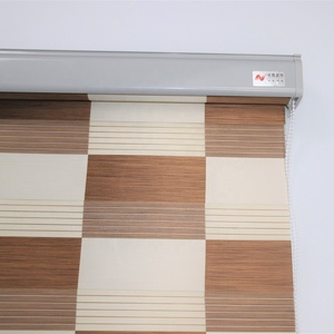 Finestra francese di sicurezza decorare a doghe sostituire tessuto avvolgibile corea oscurante Zebra persiane - Product Image 4