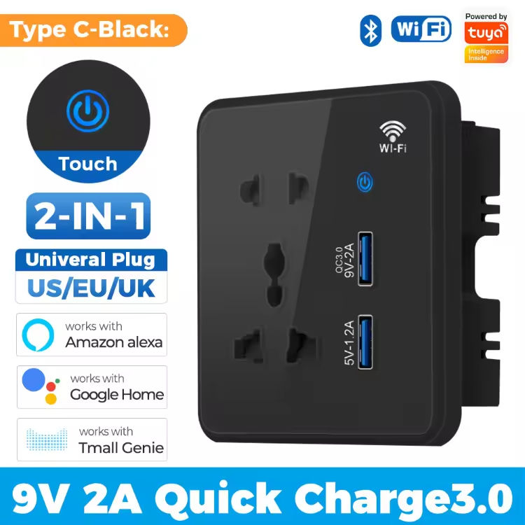 แผงกระจก(สัมผัส) สีดำ