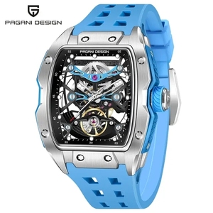 นาฬิกาข้อมือผู้ชาย PAGANI Design รุ่น PD-YS018 ขนาด 42 มม. หน้าปัดแบบ Skeleton ระบบจักรกล แบรนด์ดัง กระจกแซฟไฟร์ นาฬิกาอัตโนมัติ กันน้ำได้ 50 เมตร - Product Image 1