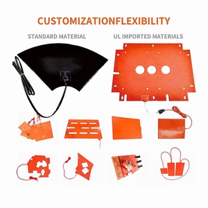 แผ่นทำความร้อนซิลิโคนแบบยืดหยุ่น 12V/48V แบบกำหนดเองได้ พร้อมใบรับรอง CE สำหรับอุตสาหกรรมฟาร์ม ใช้เป็นแกนกลางแผ่นทำความร้อน - Product Image 6
