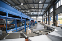 SNBC BCB-226L Trieuse de colis, Trieuses à plateaux inclinables, Trieuses de chaussures, Trieuses à convoyeur à rouleaux activé 2026