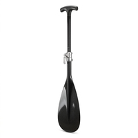 Pagaie de canoë à outrigger en fibre de carbone 3K, 3 sections, détachable, réglable, pour la course