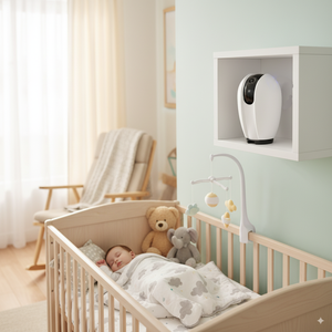 Cámara Inteligente WiFi con Visión Nocturna, Detección de Movimiento, Monitor de Seguridad Inalámbrico con Control por Aplicación Tuya, Cámaras <span class=keywords><strong>IP</strong></span> - Product Image 1