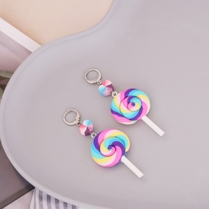 Argile douce délicieux sucette collier goutte boucle d'oreille Bracelet de plage coloré drôle 3D bonbons goutte boucle d'oreille collier ensemble de bijoux - Product Image 6
