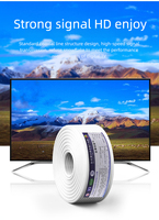 Cable de vídeo coaxial sólido de 75 ohmios, aislamiento de PVC LMR240 LMR300 RG59 RG58 RG174 RG316 Alfoil/Al Braid PE